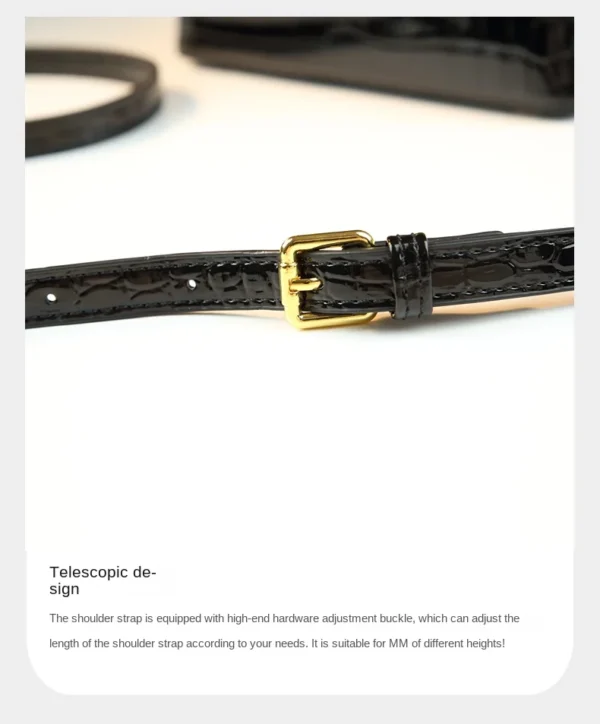 S02e88993a332406dbaa320e2f0f870562.webp Modern Crocodile Pattern Luxe Shell Crossbody