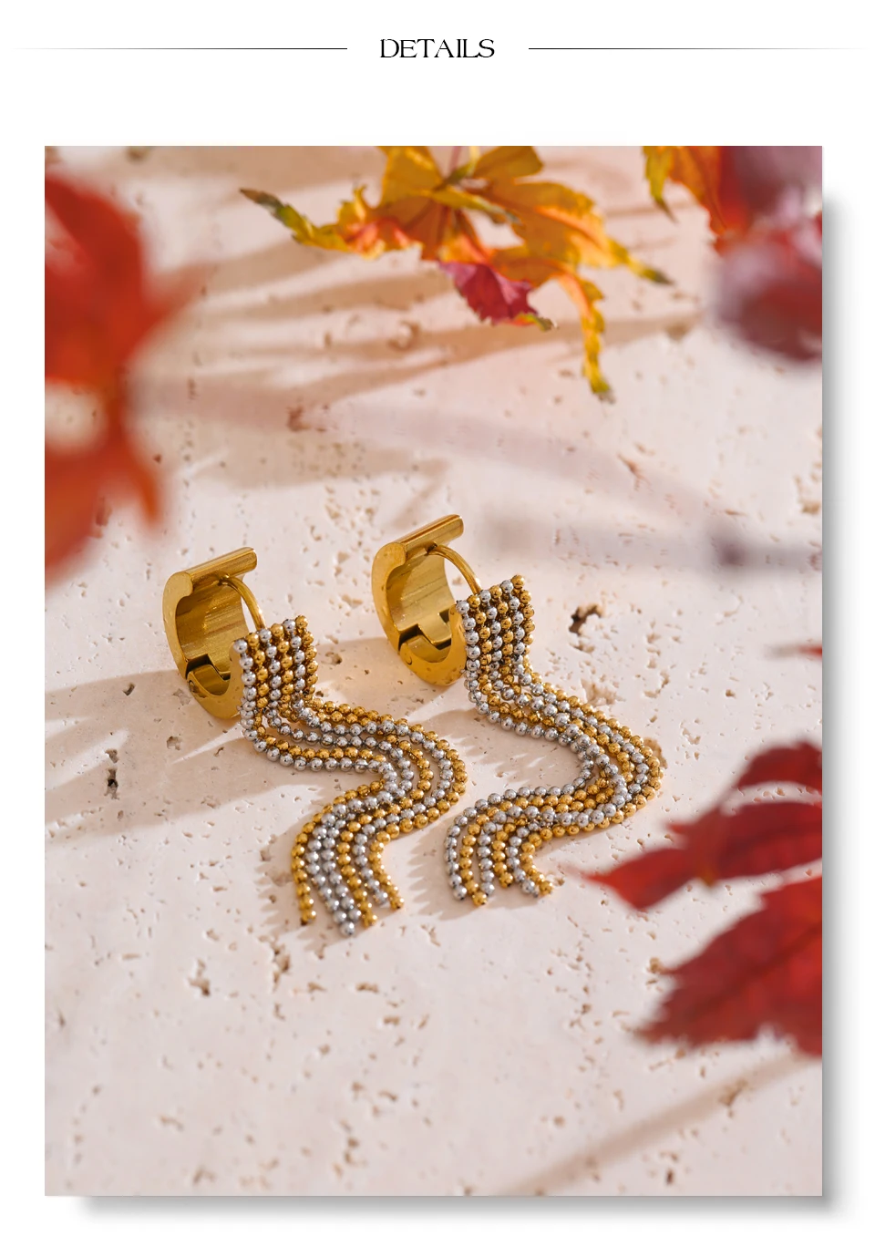 Elegant Yhpup Waterfall Tassel Dangle Earrings - Image 13