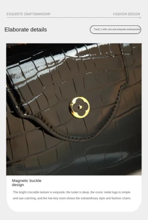 S065df1365735442aada3c8a3b19ff908m.webp Modern Crocodile Pattern Luxe Shell Crossbody