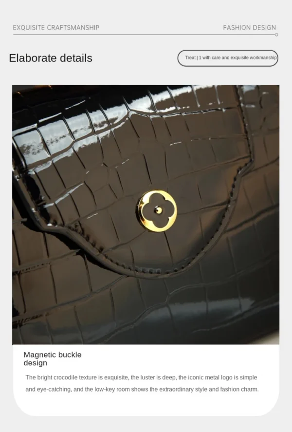 S065df1365735442aada3c8a3b19ff908m.webp Modern Crocodile Pattern Luxe Shell Crossbody