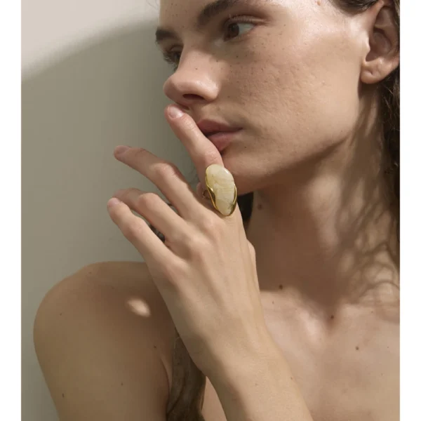 S0d433fa6e4114f8987c08784656d358dq.webp Yhpup Elegant Geometric Resin Statement Ring
