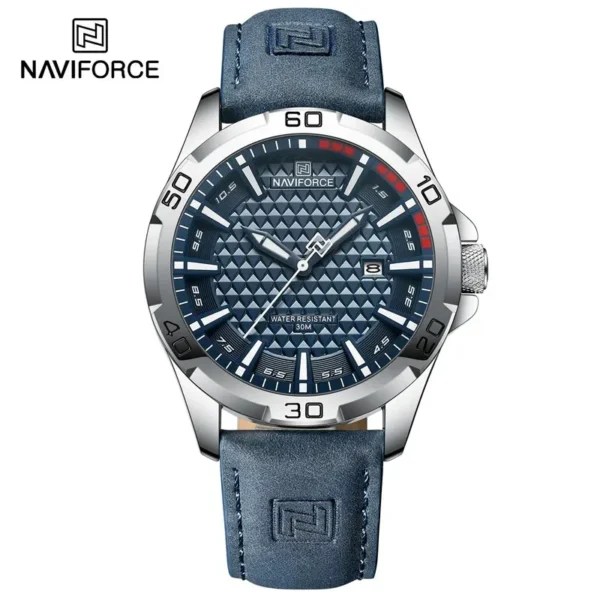 S127a144096334e89839a651021f491ccW.webp NAVIFORCE Premium Leather Chronograph Watch