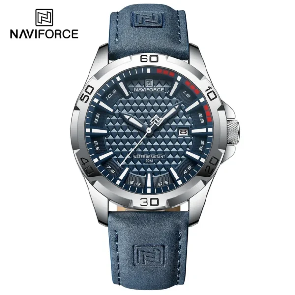 S1330e4c08db04058bde3e3f5813ecf7eT.webp NAVIFORCE Premium Leather Chronograph Watch