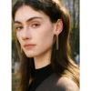 Elegant Yhpup Waterfall Tassel Dangle Earrings