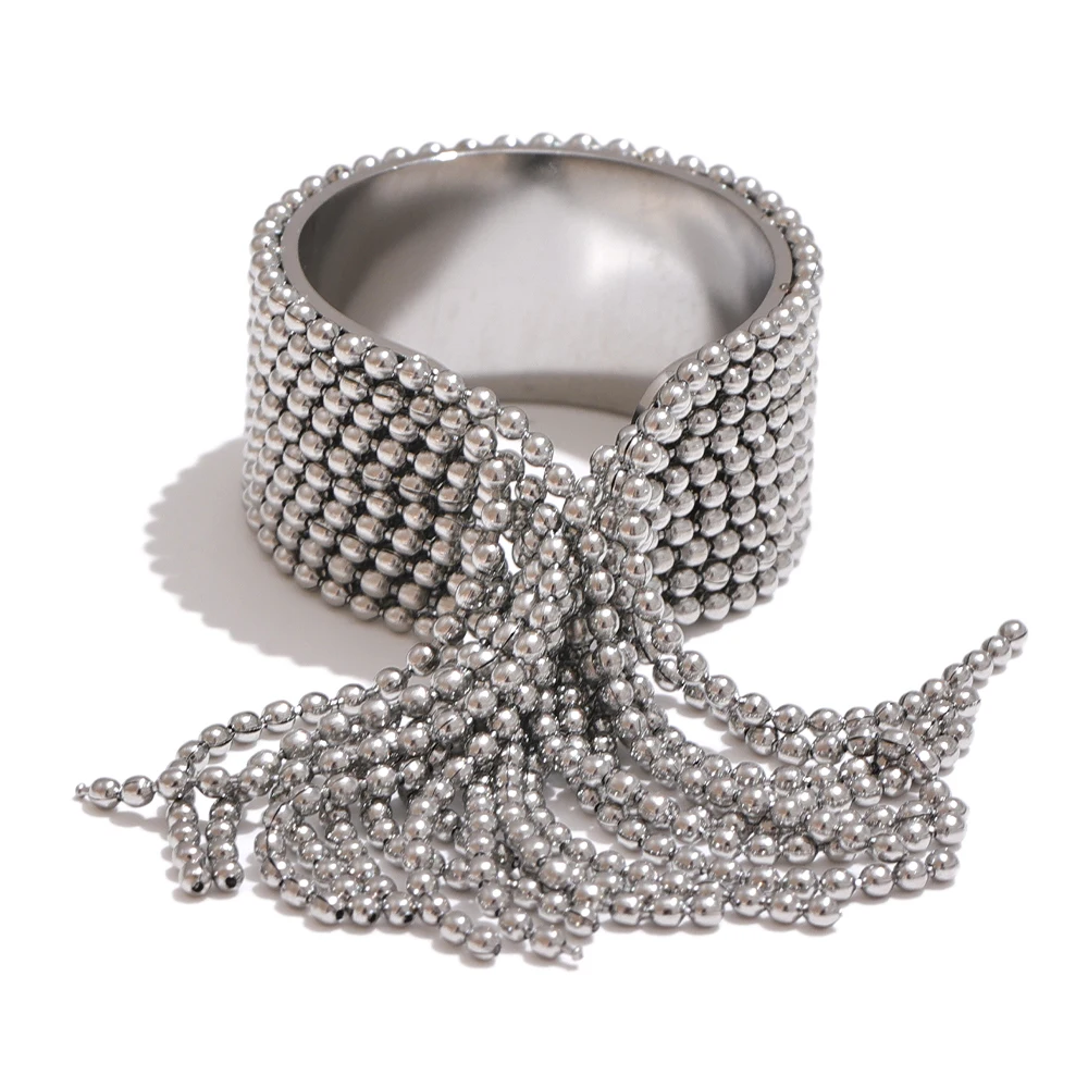 Aura Gold Tassel Ring – 18K PVD Plated Stainless Steel - Image 7