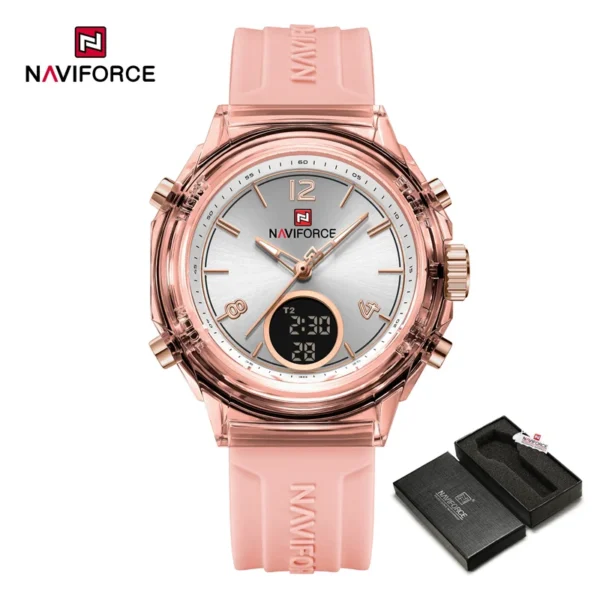 S1cf77c5912bc468693d48234bdd364ef7.webp NAVIFORCE Elegant Dual-Display Ladies Sport Watch