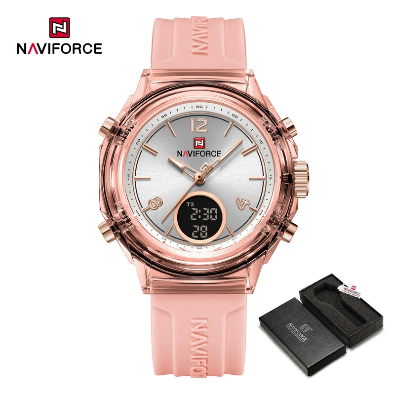 NAVIFORCE Elegant Dual-Display Ladies Sport Watch - Image 12