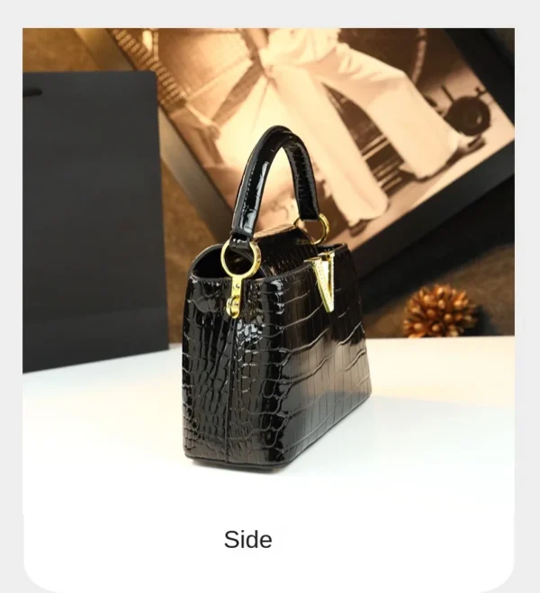 S1e79eaf7149f42018c315819a6d72683y.webp Modern Crocodile Pattern Luxe Shell Crossbody