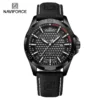 S1fcfcc63923842618f249c92a9dc8ad4o.webp NAVIFORCE Premium Leather Chronograph Watch