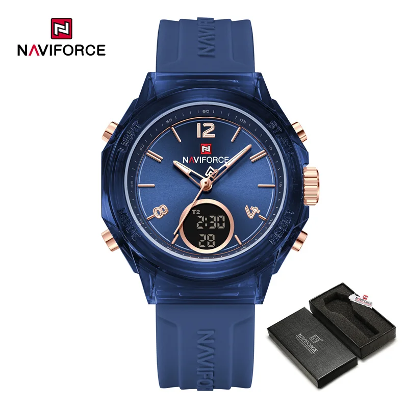 NAVIFORCE Elegant Dual-Display Ladies Sport Watch - Image 15