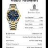 CAREKISO Steel Luminous Men's Watch