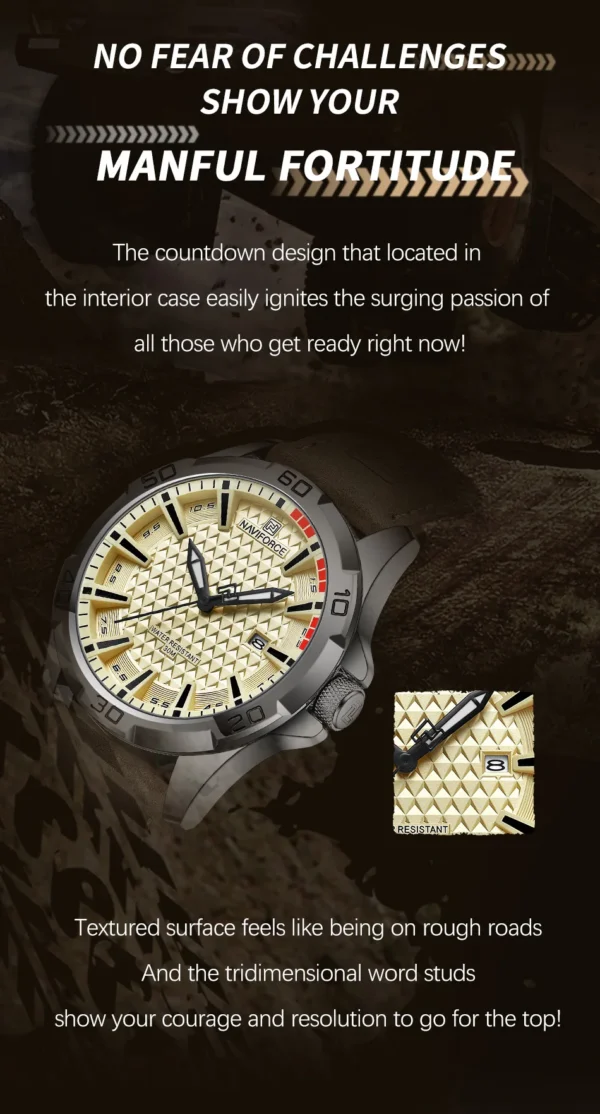 S2e6d7ca6bd9941f58ffa5aae735f89f4E.webp NAVIFORCE Premium Leather Chronograph Watch