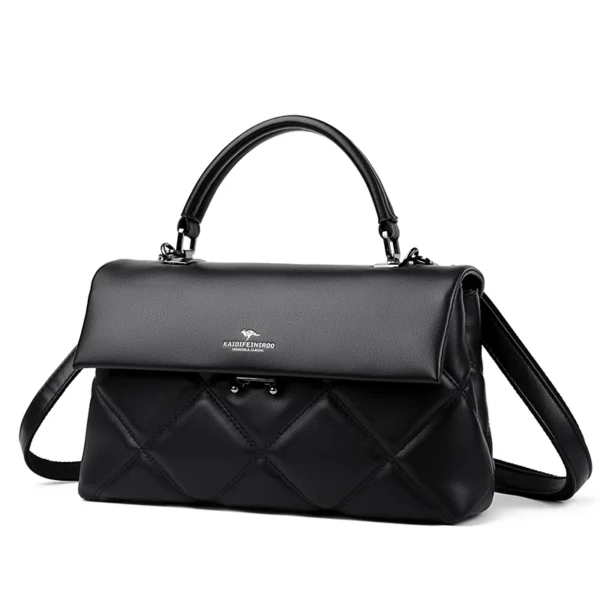 S2f706aaa11c84fa8b1312f7ee819231ef.webp Luxury Quilted Leather Top-Handle Bag