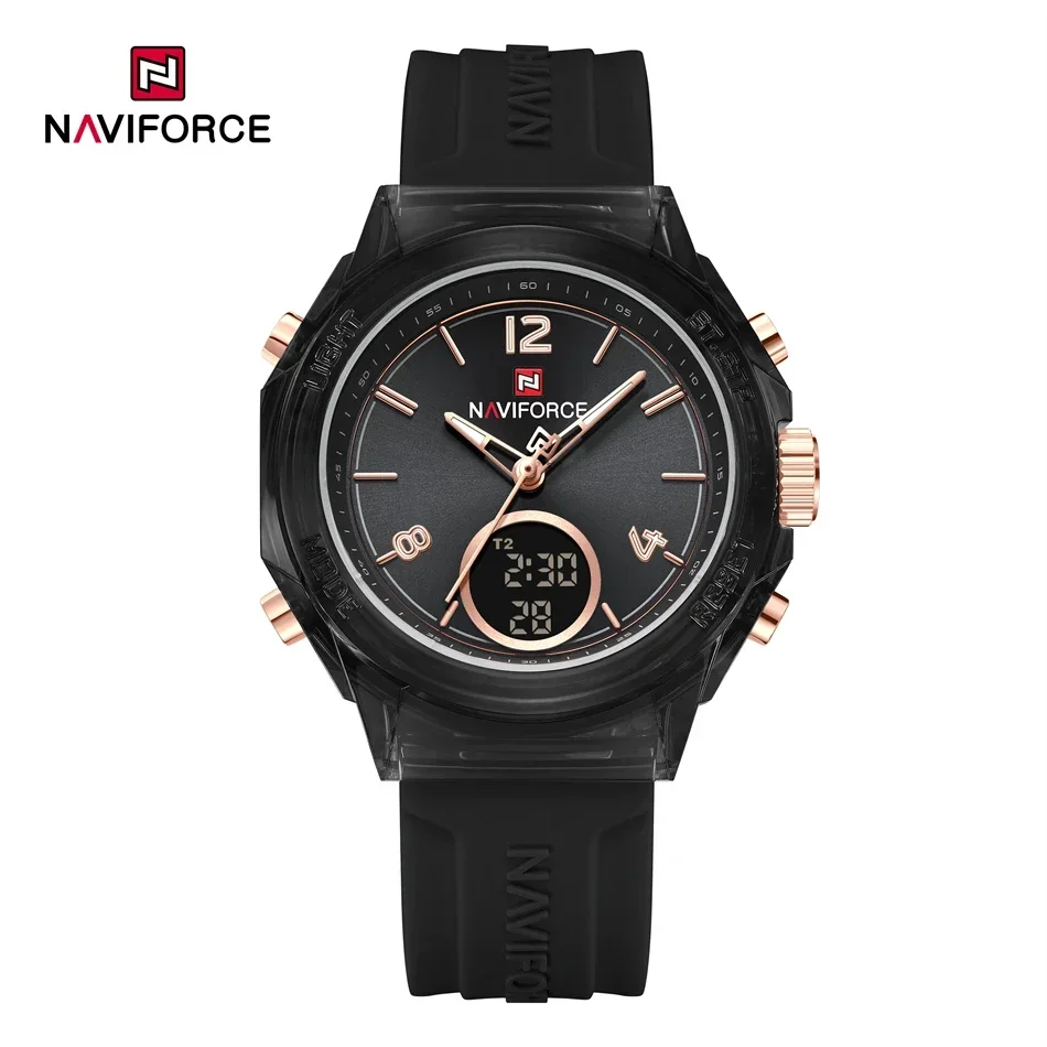 NAVIFORCE Elegant Dual-Display Ladies Sport Watch - Image 16