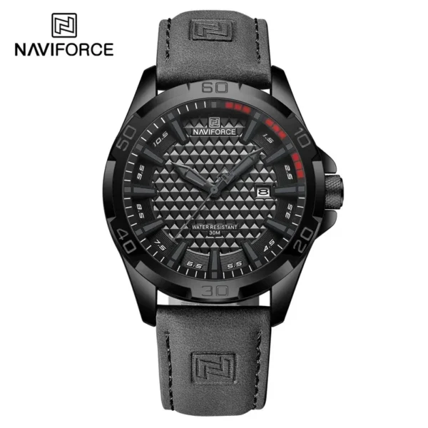 S50778551dfc345289f32344f902dfccf3.webp NAVIFORCE Premium Leather Chronograph Watch
