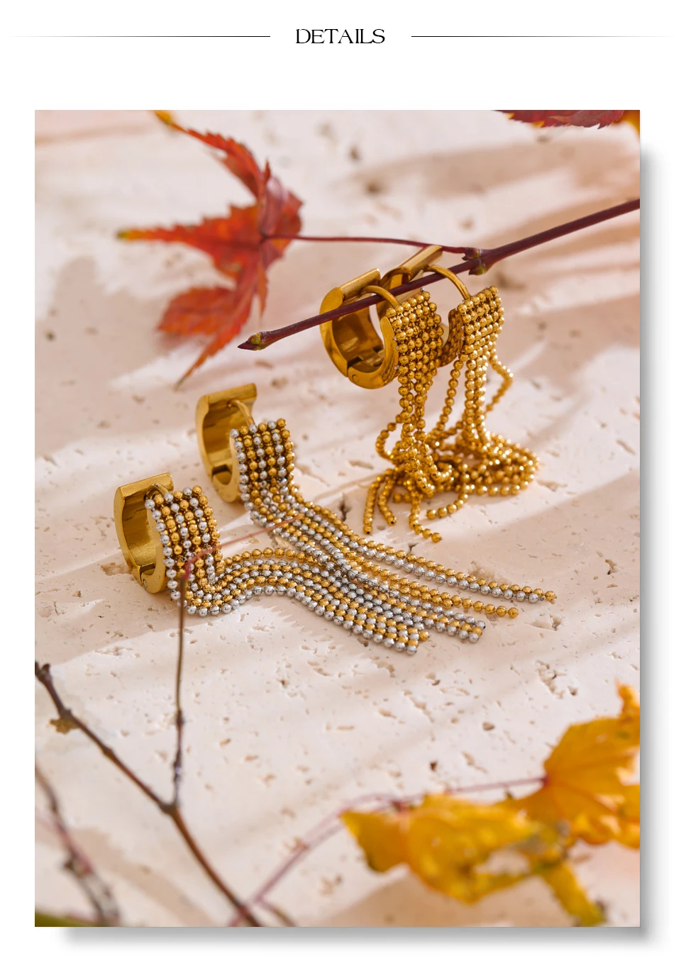 Elegant Yhpup Waterfall Tassel Dangle Earrings - Image 12