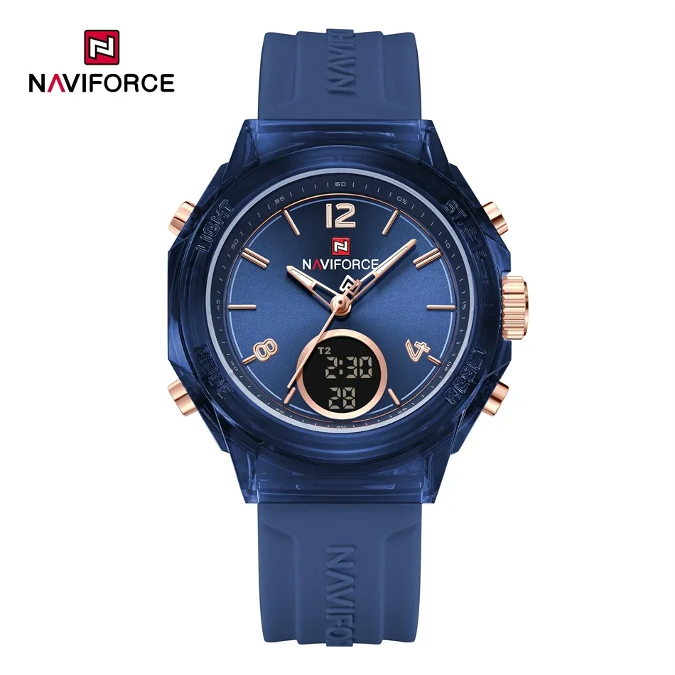 NAVIFORCE Elegant Dual-Display Ladies Sport Watch - Image 7