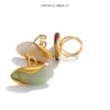 S73c35c25c44842d1843d643cef391d66e.webp Yhpup Elegant Geometric Resin Statement Ring