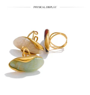 S73c35c25c44842d1843d643cef391d66e.webp Yhpup Elegant Geometric Resin Statement Ring