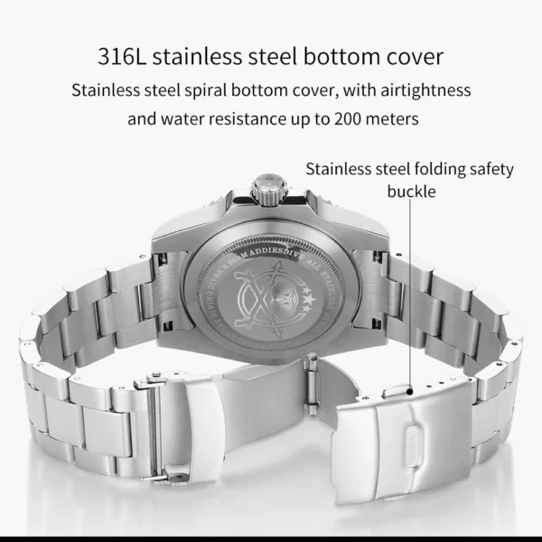 S743cb19035b646258305978b8f765952b.webp ADDIESDIVE | The Heritage Steel Men’s Watch