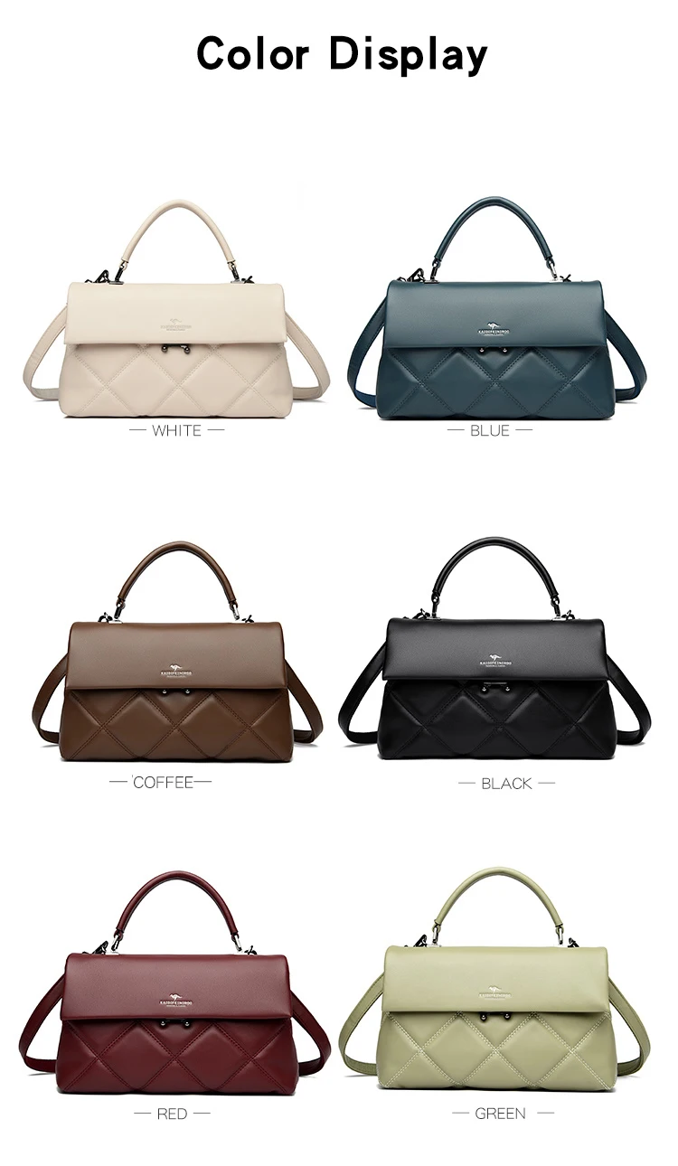 Luxury Quilted Leather Top-Handle Bag - Image 10