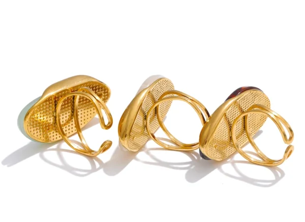 S81b40f6681114587930687e11d9c1302Q.webp Yhpup Elegant Geometric Resin Statement Ring
