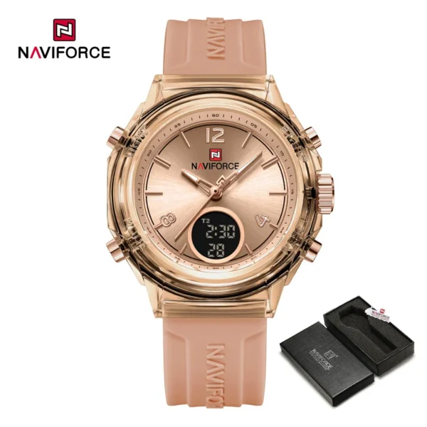 S82b43858dd4043db90d37b059060d858l.webp NAVIFORCE Elegant Dual-Display Ladies Sport Watch