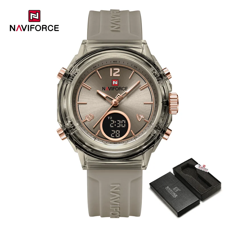 NAVIFORCE Elegant Dual-Display Ladies Sport Watch - Image 14