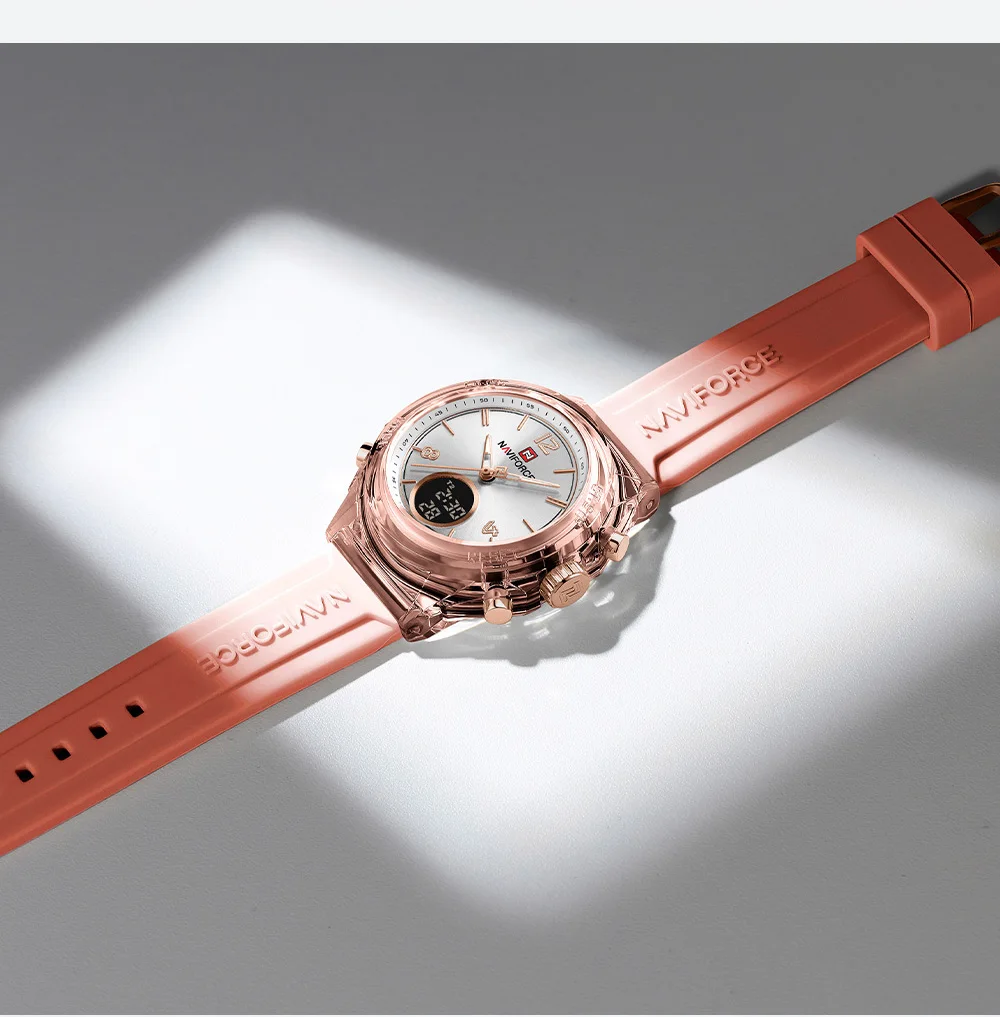 NAVIFORCE Elegant Dual-Display Ladies Sport Watch - Image 26