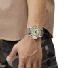S92e3b0eee3464770be9e7852d3756f135.webp NAVIFORCE Premium Leather Chronograph Watch