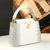 S95fcecd302e04e27b47156031b13e521A.webp Modern Crocodile Pattern Luxe Shell Crossbody