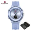 S9a45dac62e314f1c9a2a1c09c8f8a971E.webp NAVIFORCE Elegant Dual-Display Ladies Sport Watch