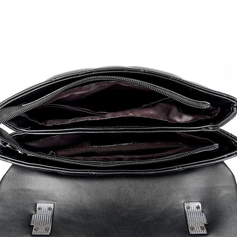 Luxury Quilted Leather Top-Handle Bag - Image 26