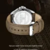 Sb7038db694ef48ee85ec073b6930b220C.webp NAVIFORCE Premium Leather Chronograph Watch