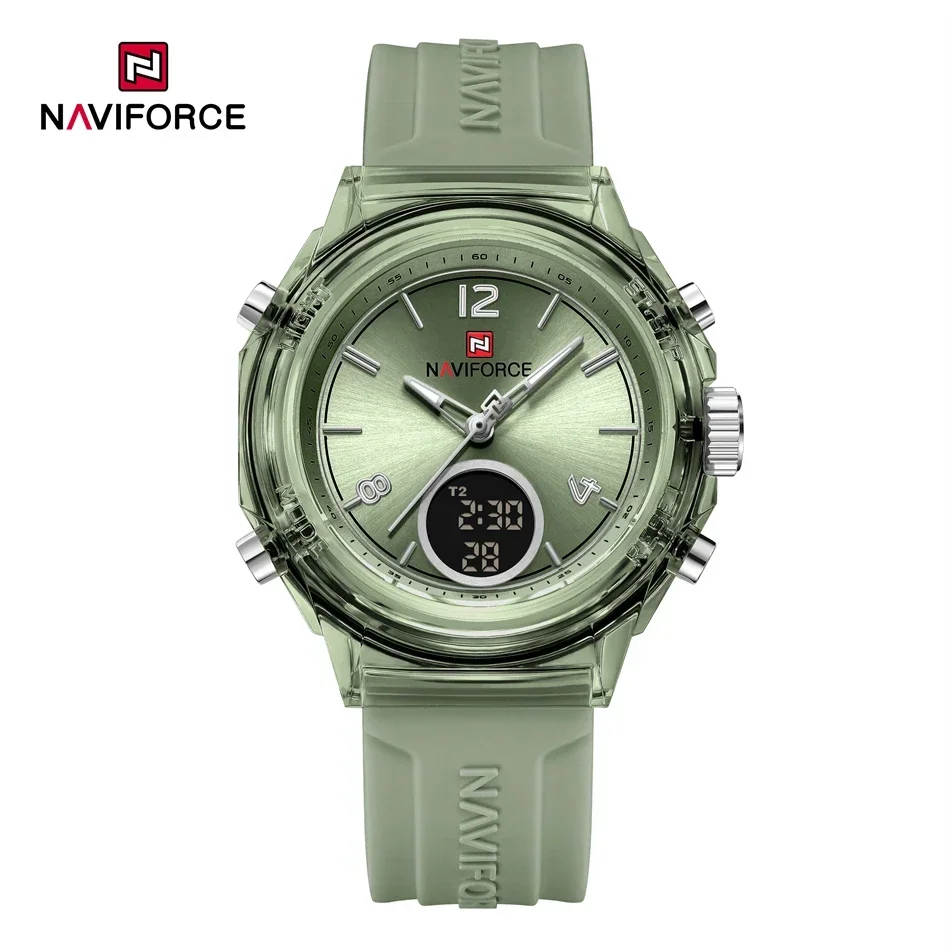 NAVIFORCE Elegant Dual-Display Ladies Sport Watch - Image 10