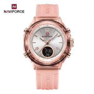 NAVIFORCE Elegant Dual-Display Ladies Sport Watch