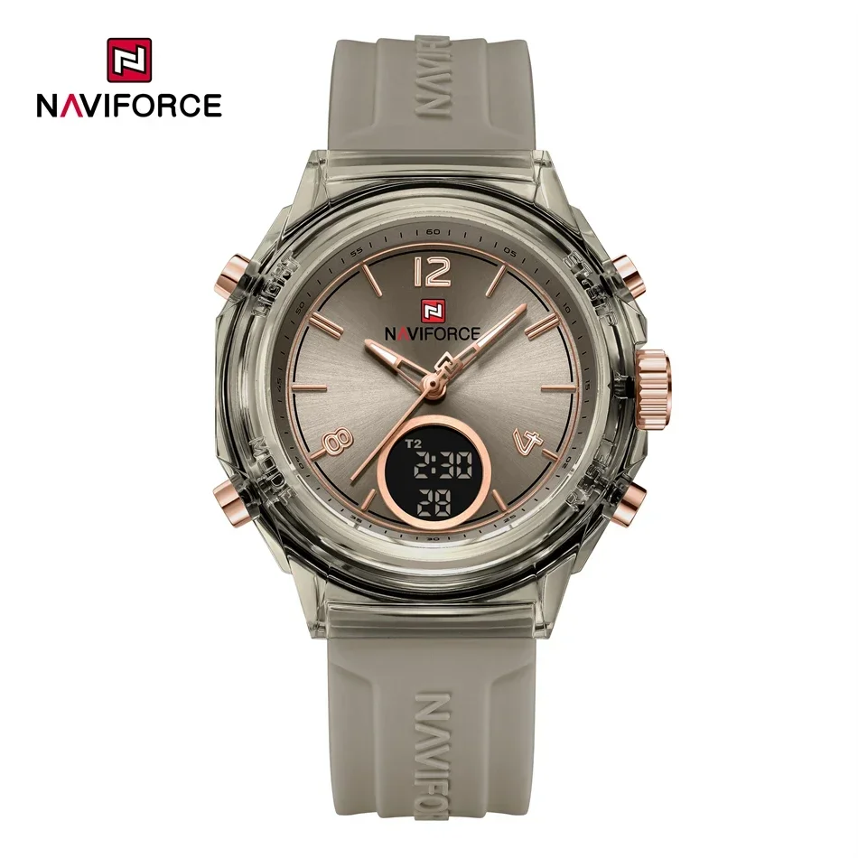 NAVIFORCE Elegant Dual-Display Ladies Sport Watch - Image 6