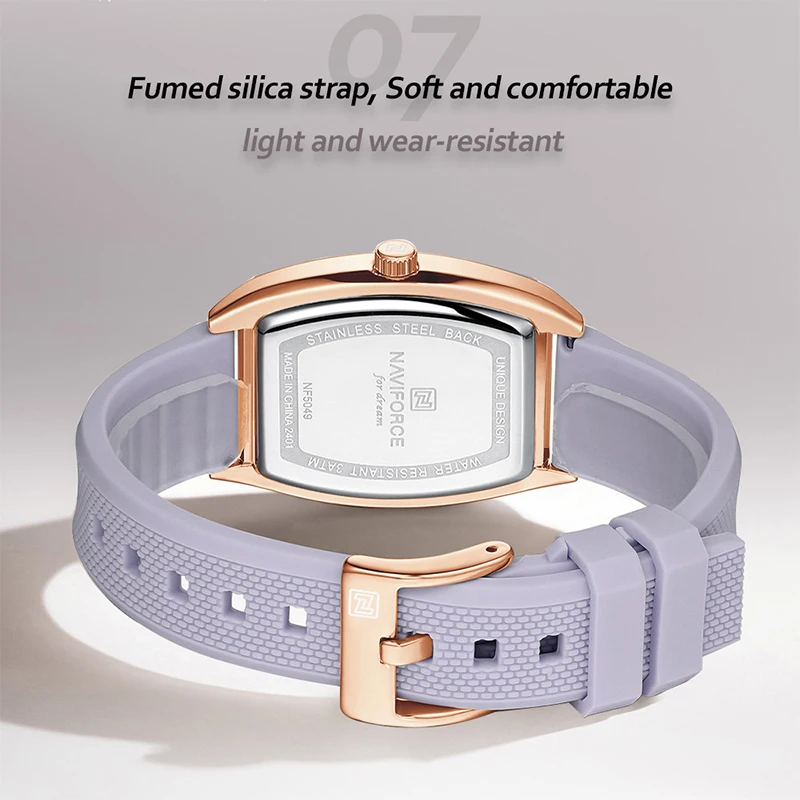 NAVIFORCE Elite Women’s Watch – Chic Geometric Design - Image 3