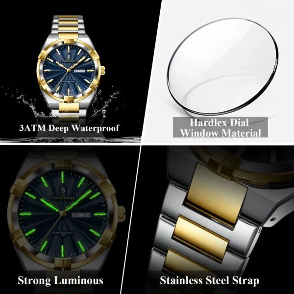 CAREKISO Steel Luminous Men's Watch