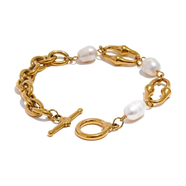 Se1618527a2ac4568a7a8a32f5cea2634y.webp The Aura Pearl Toggle Necklace – 18K Gold PVD Plated