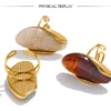 Se74333f767634dcb9f0dc315d926e839e.webp Yhpup Elegant Geometric Resin Statement Ring