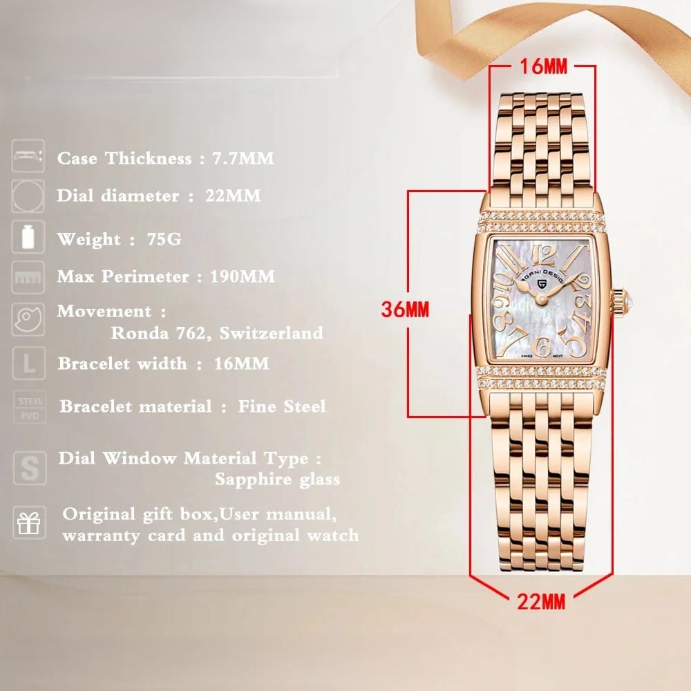 Pagani Design Elite Women’s Watch – Swiss Movement - Image 25