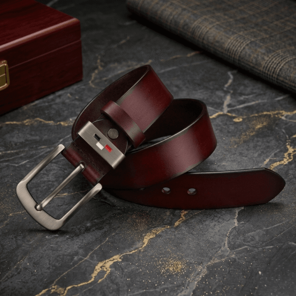BELT 1- 1 CCOOLERFIRE Premium Men’s Leather Belt – The Essence of Modern Elegance