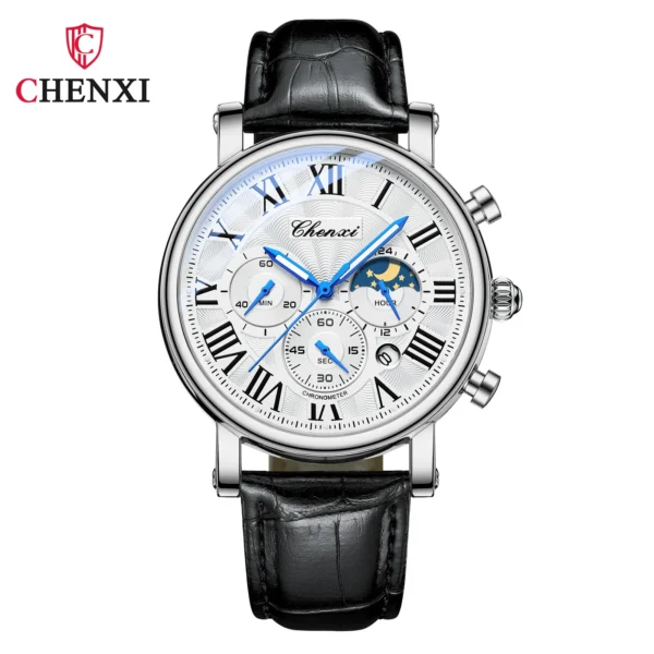 S14e10b9ac1694d6ea732c24cfe3cc7e1K.webp CENXI Men's Multifunctional Quartz Wristwatch.