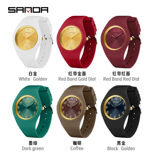 S398025ed832b4877aac80c5007c627b54.webp SANDA Luxury Minimalist Watch – Lightweight & Stylish
