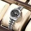 S40fc7a29d4c341bf9e971c5c54fcd22fR.webp LIGE Elegant Women's -Tone Quartz Watch - Waterproof