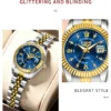 S6610b29d72ba4bd289d1a0345872854cS.webp LIGE Elegant Women's -Tone Quartz Watch - Waterproof