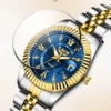 Sa10e82774e1249e280553a0c90db59c3P.webp LIGE Elegant Women's -Tone Quartz Watch - Waterproof