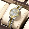 Sb038f63c66184c129d04381a4a01df762.webp LIGE Elegant Women's -Tone Quartz Watch - Waterproof
