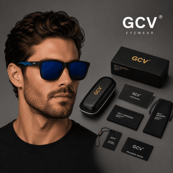 GCV 3-1 The "Urban Vanguard" Luxury Rectangular Sunglasses